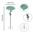 thumbnail image 2 of Bird Feeders Outdoor Bird Bath Garden Decoration Water Bowl for Wild Birds Stylish Birdbath Stand with Easy Cleaning and Stable Base, 2 of 8