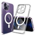 thumbnail image 1 of Clear Magnetic Phone Case For iPhone 14 11 12 13 15 Pro Max 12 13 Mini 15 Plus Magsafe Wireless Charge Silicone Shockproof Cover For iPhone 13Pro Max, 1 of 5