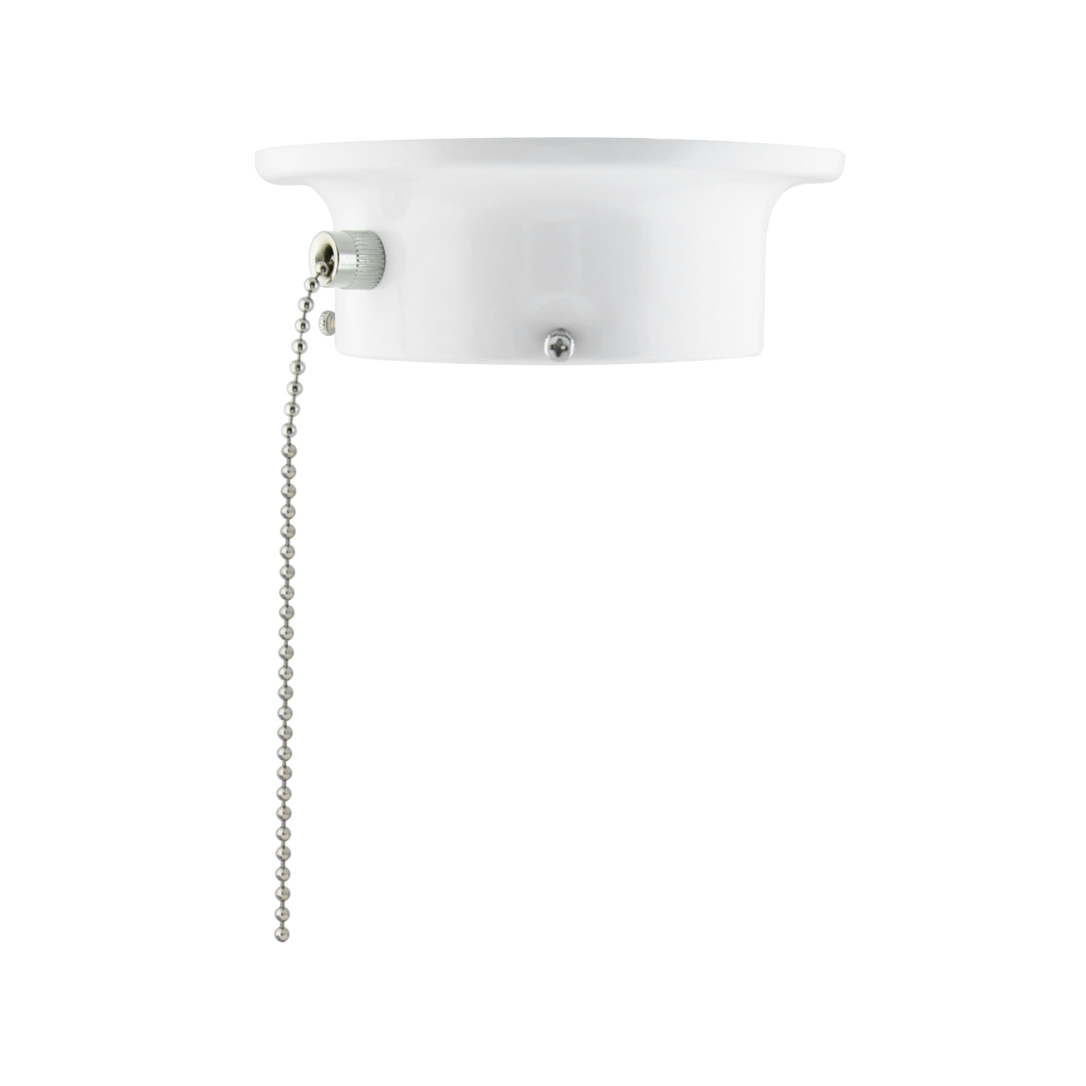 (2 pack) Mainstays 5.9" Classic Flush Mount Ceiling Light, White Finish Frosted Glass Shade, Bulb Not Included