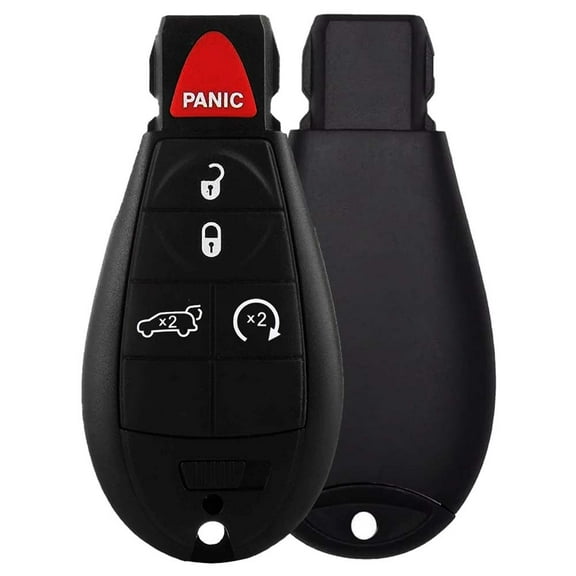 AKS KEYS New Replacement for Dodge 2011 - 2013 Fobik Key W/ Trunk & Start 5B IYZ-C01C