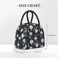 thumbnail image 2 of Balery Lilies Flowers Bolsa de Almuerzo para Mujeres, Caja de Almuerzo, Bolsa de Almuerzo Pequeña Impermeable, Tote de Almuerzo Reutilizable con Gran Capacidad, 2 of 6
