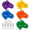 thumbnail image 3 of Kids Climbing Holds Climbing Rocks, Climbing Holds Kids Set, 10 Pcs Colored Climbing Wall Holds, 10 Screws, Can Be Used To Fix Climbing Rocks On Indoor Indoor Playgrounds, 3 of 8
