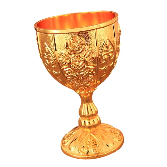 Elegant Hammered Goblet Metal Embossed Wine Drinking Cup For Cocktails Whiskeys