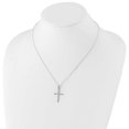 thumbnail image 3 of Diamond Fascination  Diamond Mystique Sterling Silver Platinum-plated Diamond Cross 18 Inch Necklace, 3 of 3