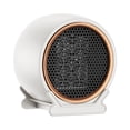 thumbnail image 4 of Calentador eléctrico, aire acondicionado de invierno, bajo ruido, , Control de una tecla, ventilador de calefacción caliente para escritorio, Blanco Sunnimix Calefactor portátil, 4 of 6