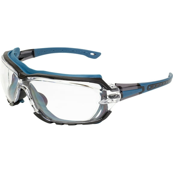 Global Vision Octane Sport Padded Motorcycle Safety Glasses Anti-Fog Sunglasses w/Clear Lens