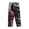 thumbnail image 6 of Fotbe Artistic Skull Women's Pajama Pants,Sleepwear Pants,Pj Bottoms Drawstring And Pockets-Medium, 6 of 7