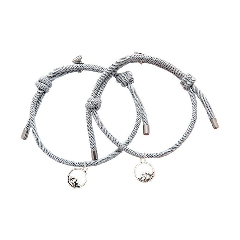 MANHUJI Clearance Nautical Braided Rope Bracelets Set Pcs