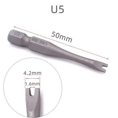

1PC U4 U5 U6 U7 U8 50mm U-Y-Type Thiangle Screwdriver Bit Electric screw driver