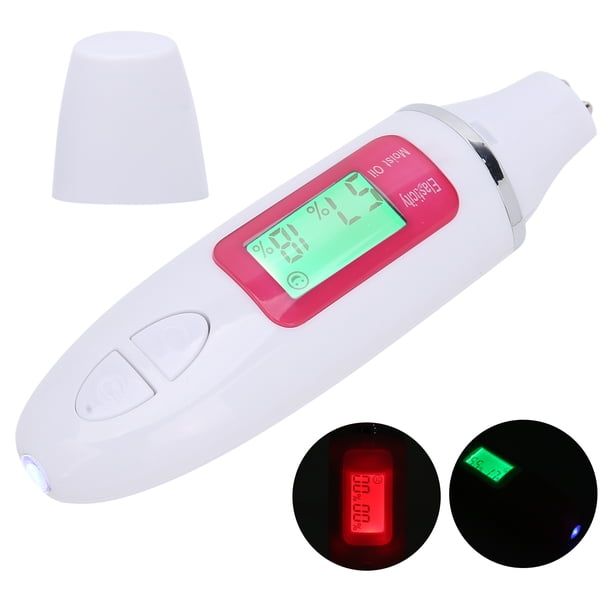 Probador de piel, analizador de humedad de piel duradero profesional Herramienta de limpieza facial el cuidado de la piel(blanco) Probador de humedad Spptty Productos para el cuidado de la piel