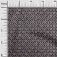 thumbnail image 2 of oneOone Velvet Black Fabric Asian Suzani Dress Material Fabric Print Fabric By The Yard 58 Inch Wide, 2 of 5