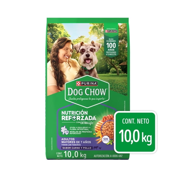 Croqueta para perro Purina Dog Chow Longevidad 10kg