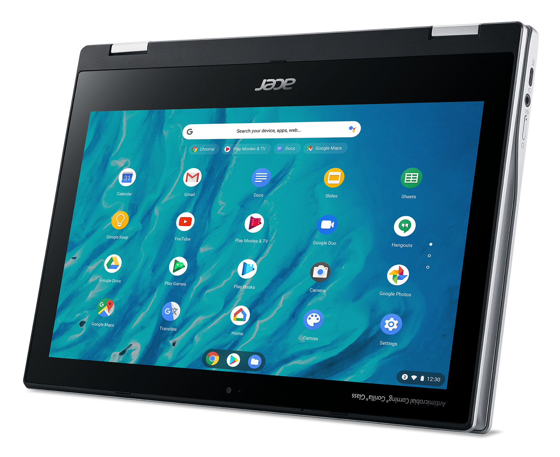Acer Chromebook Spin 311 11.6" Touchscreen Laptop, MediaTek MT8183C Core Pilot, 4GB RAM, 32GB HD, Chrome OS, Silver, CP311-3H-K23X - image 4 of 16