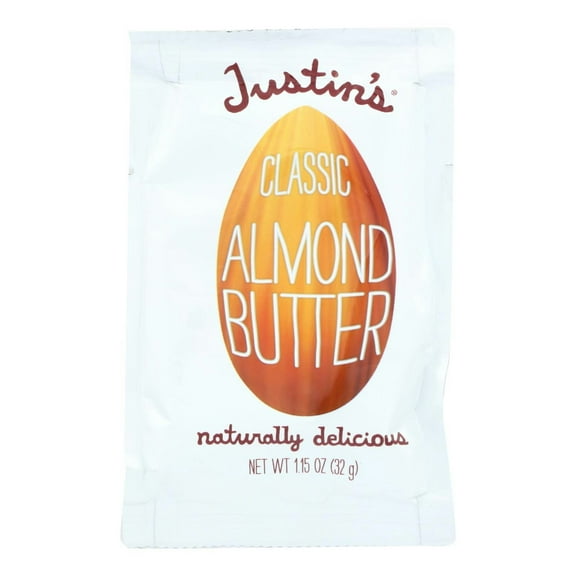 (Pack Of 30) Justins Nut Butter Almond Classic Squeeze Pack 1.15 Oz
