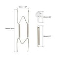 thumbnail image 2 of Unique Bargains 6Pack Plate Hanger, 6 Inch Stainless Steel Invisible Wall Plate Hangers for Decorative Plates, Silver, 2 of 6