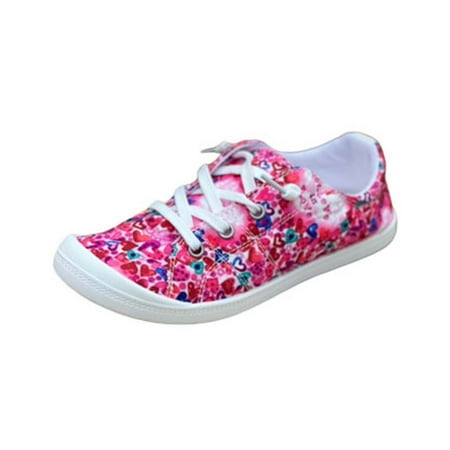 

Women Valentine s Day Printed Single Shoes Fashion Round Head Strap Casual Canvas Shoes Lightweight Comfortable Flat Bottom Cloth Shoes