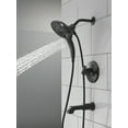 thumbnail image 4 of Delta T17489 Tetra Monitor 17 Series Tub And Shower Trim Package - Lumicoat Chrome, 4 of 7