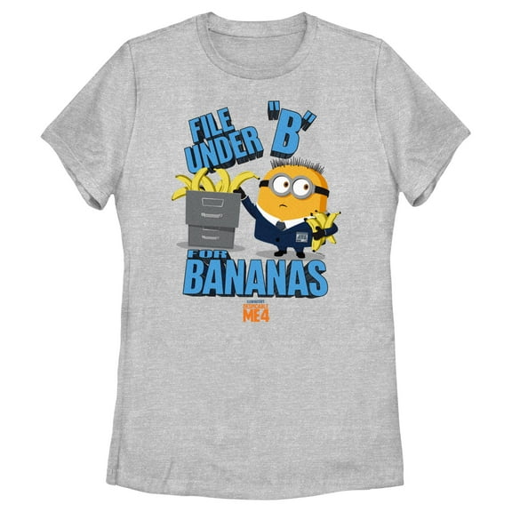 Women's Despicable Me 4 Jorge File Under "B" for Bananas Graphic T-Shirt