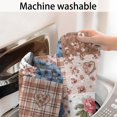 thumbnail image 5 of Pioneer Flower Floral Print Pattern Bathroom Rugs Mat, Non Slip Microfiber Bathroom Rug with Rubber Backing, Soft Mats for Bathroom Floor Tub Shower, 17"x30", 5 of 5
