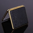 thumbnail image 3 of High-quality Leather Cigarette Case Ultra Thin Portable Men's Advanced Anti Pressure Cigarettes Box Can Hold 20, 3 of 5