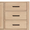 thumbnail image 6 of Ariel Cambridge 67 Inch Single Rectangular Sink Bathroom Vanity With Italian Carrara Marble Countertop 1.5 Inch Edge In Oak, 6 of 10