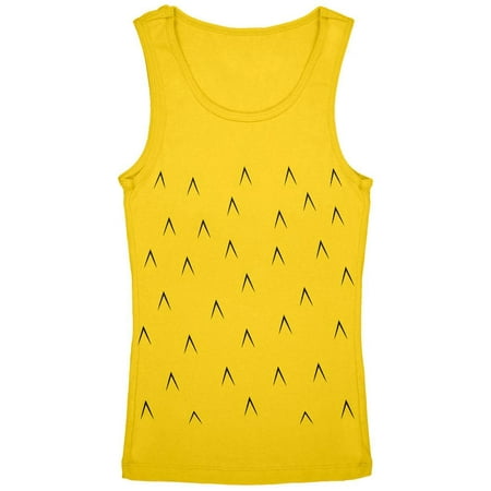 Halloween Pineapple Costume Youth Girls Tank Top Yellow
