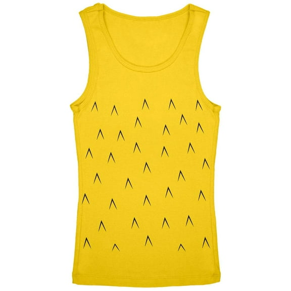 Halloween Pineapple Costume Youth Girls Tank Top Yellow YLG