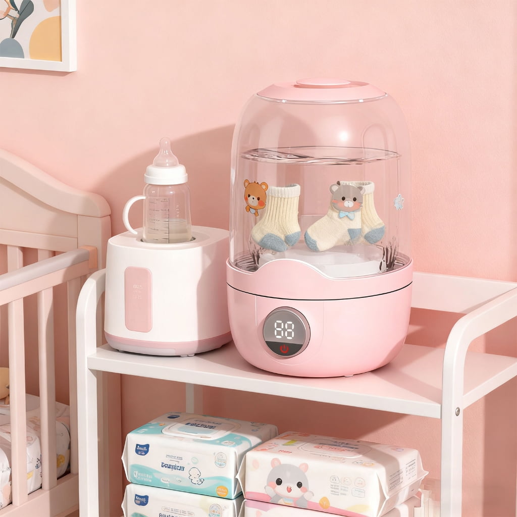 Zeiwohndc 1.1L Portable Wireless Mini Washer For Underwear Baby Clothes Cleaning