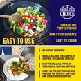 thumbnail image 2 of Griller's Choice Grill Basket - Large Non-Stick Commercial Skillet With Handle For Outdoor Grilling., 2 of 7