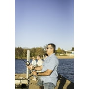Zebco 33 Gold Spincast Fishing Reel, Size 30 Reel, Silver/Gold