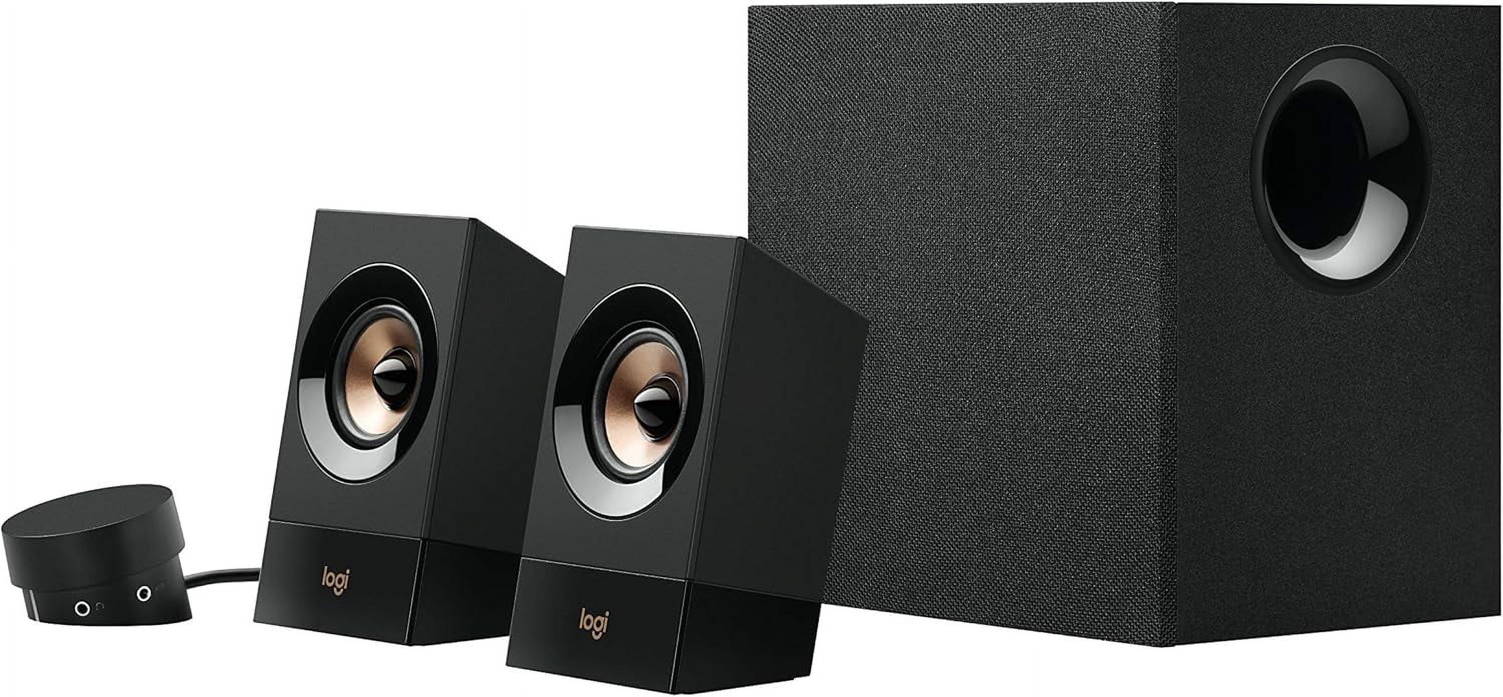 u*b様 Logicool Speaker System Z523 Logitech Z523 2.1 Speaker System - Black - Walmart.com