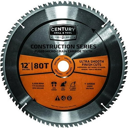 

Century Drill & Tool 10244 12 in. x 80T Contractor Miter