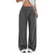 thumbnail image 2 of HongQid Wide Leg Yoga Pants for Women Casual Loose Cozy Sweatpants High Waisted Lounge Pajama Flowy Pants With Pockets, 2 of 4