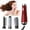 Red, variant on Daisyyozoid Dry And Wet Hot Air Comb Three-in-one Curly Hair Straight Perm Hair Dryer Comb