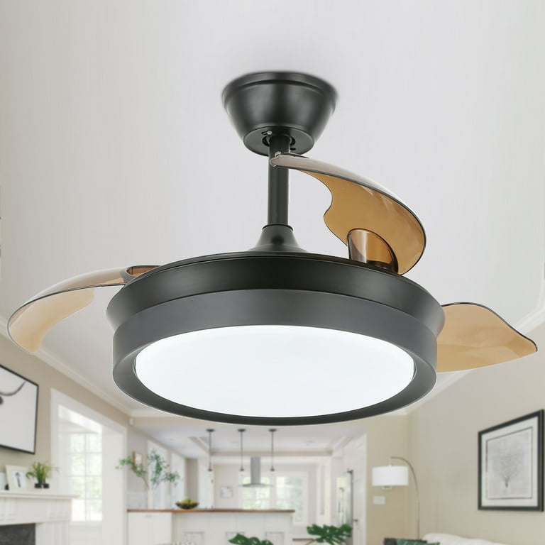 36 Retractable Ceiling Fan With Lights