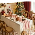 thumbnail image 3 of Christmas Decoration Table Cover Buffalo Plaid Table Cloth Dining Coffee Table Runner Rectangular Table Top Covering Christmas Pattern, 3 of 7