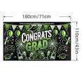 thumbnail image 3 of Danhjin Polyester Background Congrats Grad Backd Grad Backd Graduation Decorations Backd Backdrop, 3 of 6
