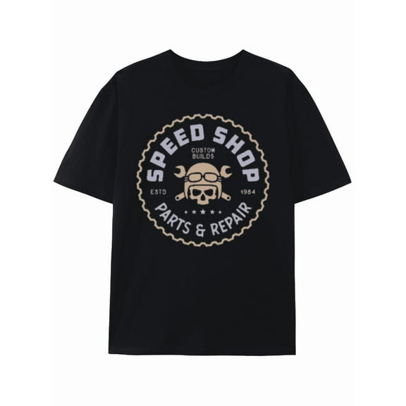 T-Shirt Vintage Speed Shop Parts & Repair Graphic Tee
