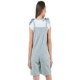 thumbnail image 2 of Overol Maternidad Corto Algodón Cómodo Overol Mujer Embarazo Casual Ajustable Color Gris, 2 of 4