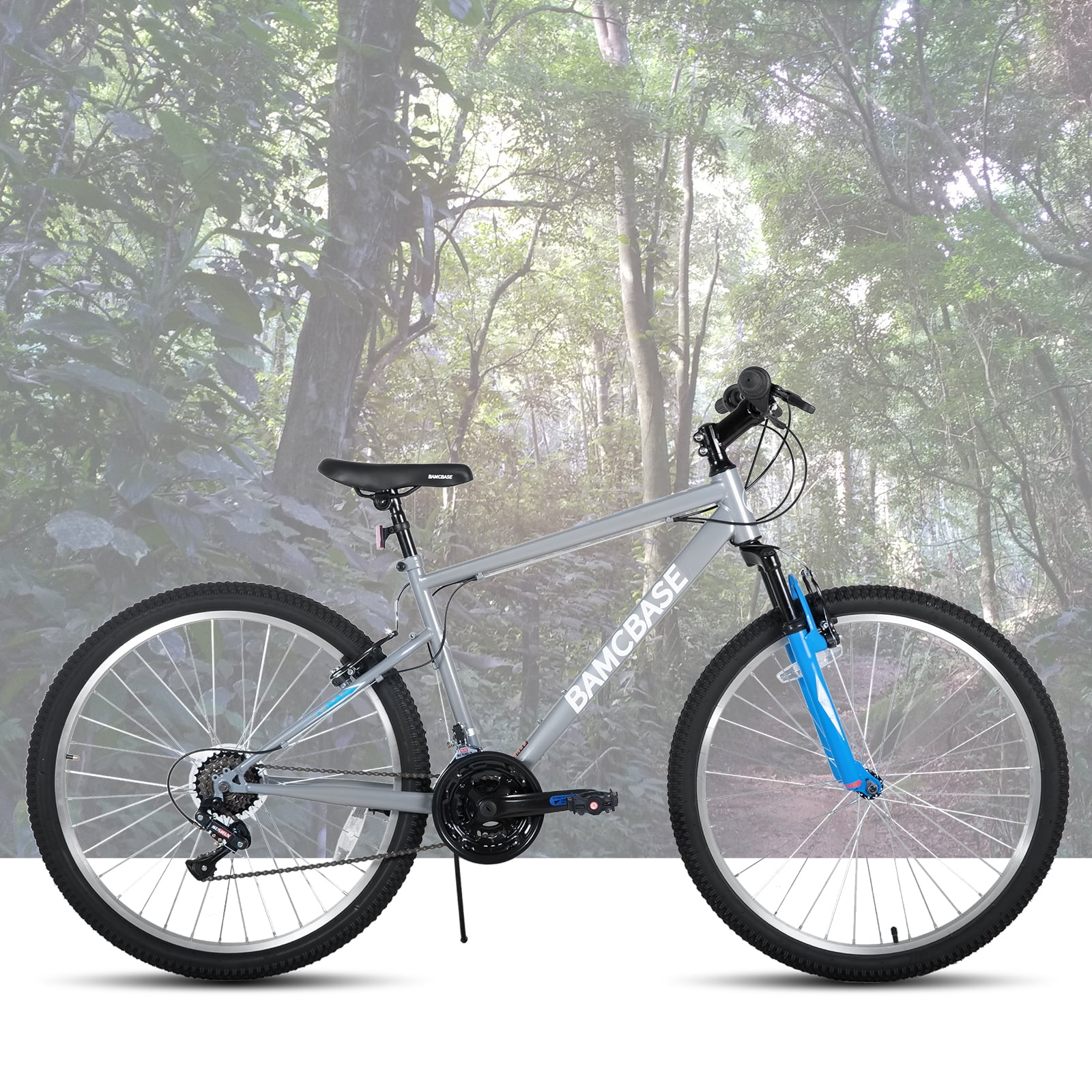 HILAND 26 inch Mountain Bike for Men Women, 18 Speeds High-Carbon Steel Frame, Sport Cycling MTB Bicycle for Adult