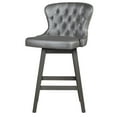 thumbnail image 5 of Hillsdale Furniture Rosabella Wood Bar Height Stool, Gray Wire Brush, 5 of 13