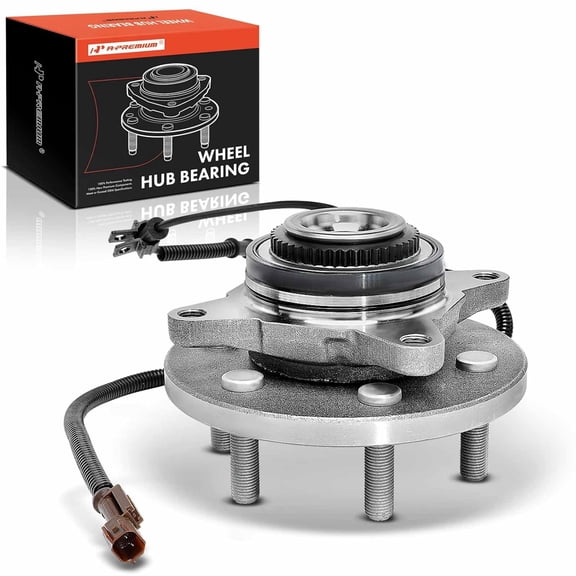 A-Premium Front Wheel Bearing Hub Assembly Compatible with Ford F-150 F150 2015 2016 2017 4WD w/ABS 6-Lug
