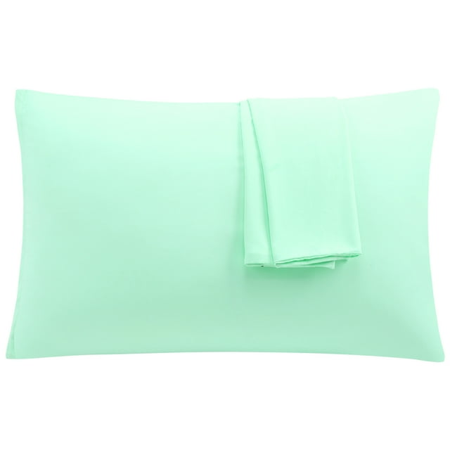 Unique Bargains Taies d'Oreiller en Microfibre 1800 à Fermeture Éclair 2 Pcs