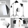thumbnail image 3 of Efavormart 2400 Watt Softbox Photo Studio Continuous Lighting Kit With Boom Arm Hairlight Softbox, 3 of 11