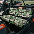 thumbnail image 2 of FKELYI Camo Black Green Print UTV Seat Covers Full Protection Anti-Dust Bench Seat Cover with Elastic Band Backrest Cover Waterproof Decor UTV Accessories, 2 of 7