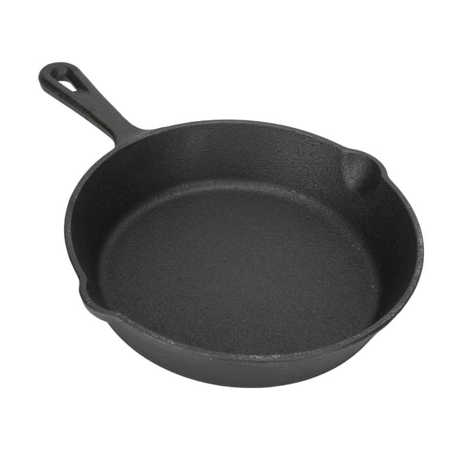 Partita Para Freír De Hierro Fundido De Cocina, Sartén De Sartén Prepacialmente Sazonada Para El Horno De La Parrilla, Utensilios De Cocina De La