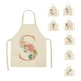 thumbnail image 4 of Joernso Letter A to Z Alphabet Pattern Kitchen Apron Sleeveless Cooking Cleaning Tools, 4 of 8