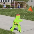 thumbnail image 2 of Step2 Kid Alert Visual Warning Signal V.W.S - 32-Inch Caution Go Slow Children At Play Signage - Durable Plastic Outdoor Playtime Safety Signs for Kids with Flag, 2 of 3