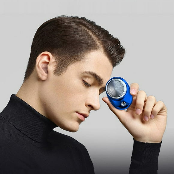 Deals 50% Off Clear Mini Shaver, Mini Portable Shaver, Mini Shave Portable Shaver, Shaver Men, USB Rechargeable Shaver, Suitable For Families, Travel Dark Blue