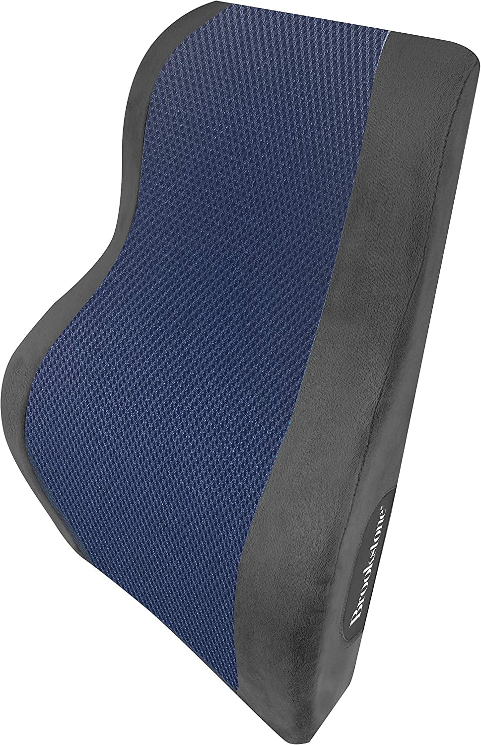 Samsonite Memory Foam Car Seat Lumbar Support Cushion: Black